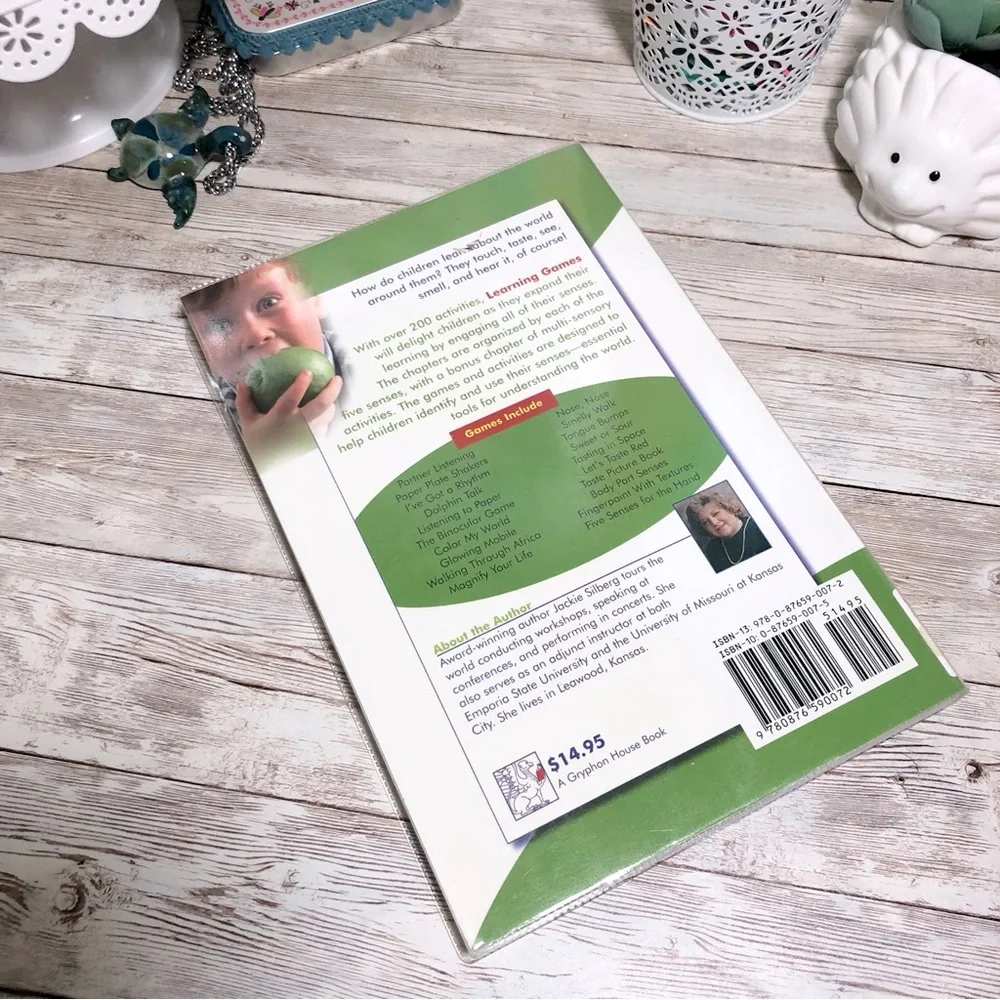 Learning Games Exploring The Senses Through Play Jackie Silberg Softcover Book